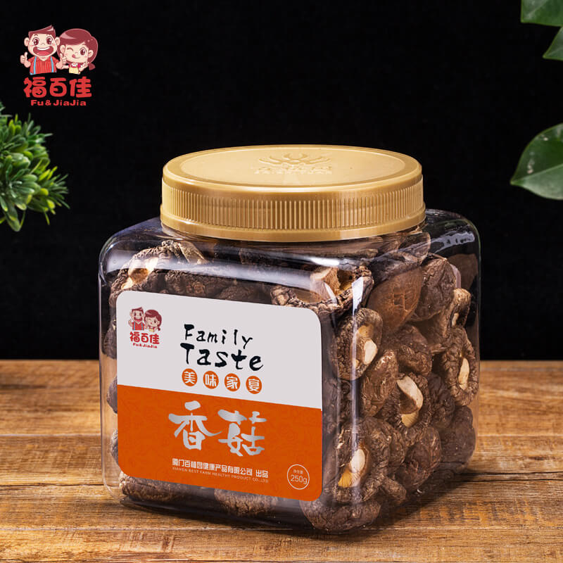 【福百佳】香菇 剪脚家用香菇 东北香菇干货 250g/罐 干香菇特级