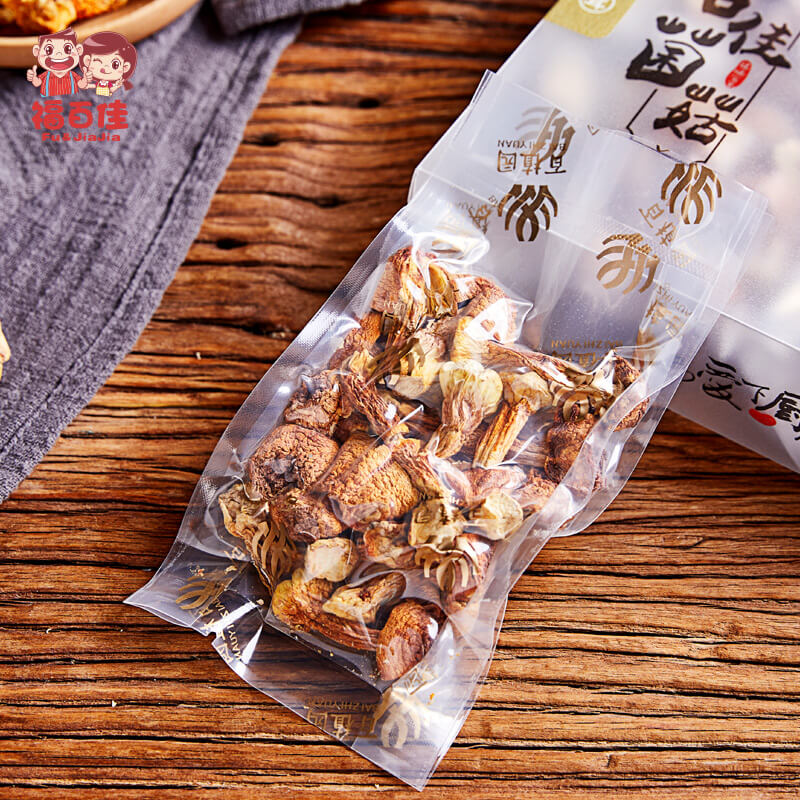 【福百佳】姬松茸 野生菌菇云南特产新品干货包邮 野生菌松茸 120g/盒