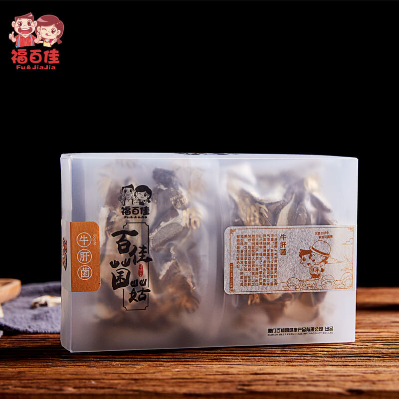 【福百佳】牛肝菌 野生干货 云南野生菌干货特产菌菇 新鲜牛肝菌80g/盒